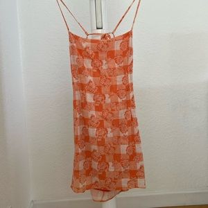 Cute Gingham Mini Dress